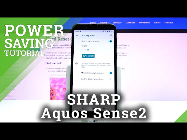 Video thumbnail for How to Activate Power Saving Mode on SHARP Aquos Sense2 – Battery Adjustment