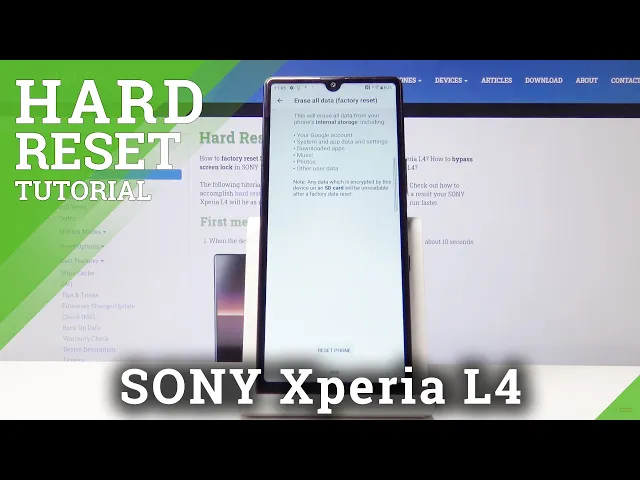 Video thumbnail for How to Factory Reset SONY Xperia L4 – Wipe Data & Customized Settings