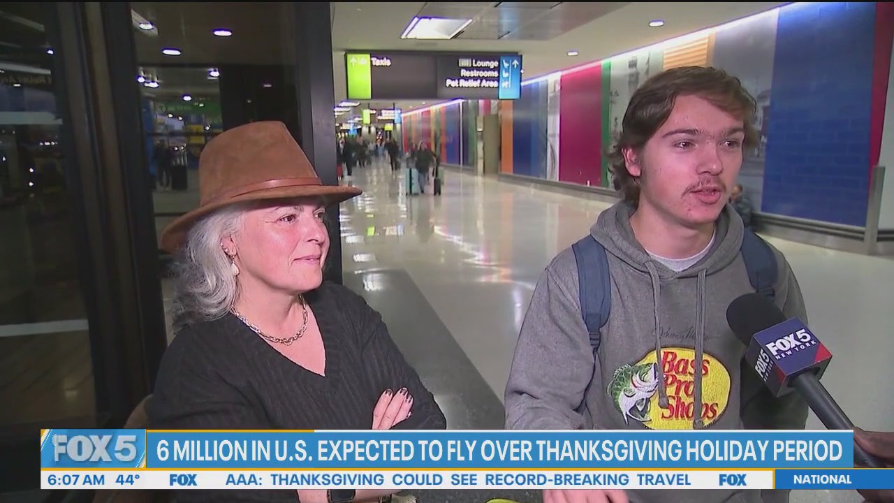 Video thumbnail for 'It was an S-show': Airports packed early as 3 million travelers hit NYC skies