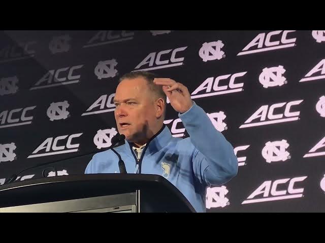 Video thumbnail for Coach Michael Malone, Jarin Stevenson and Neo Avdalas at #ACCTipoff press conference