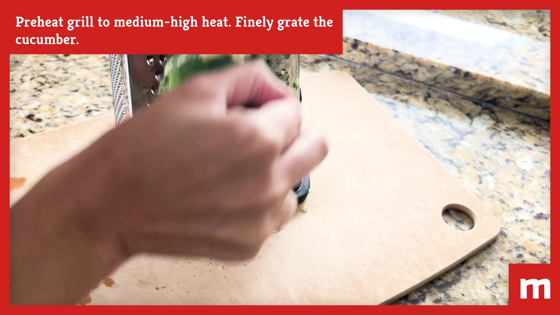 'Video thumbnail for Greek Turkey Burger With Tzatziki Recipe'