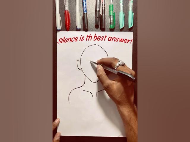 Video thumbnail for silence is the best answer 😁🥺 #viral #viralreels #shortsfeed #art #emotionalstory #emotional