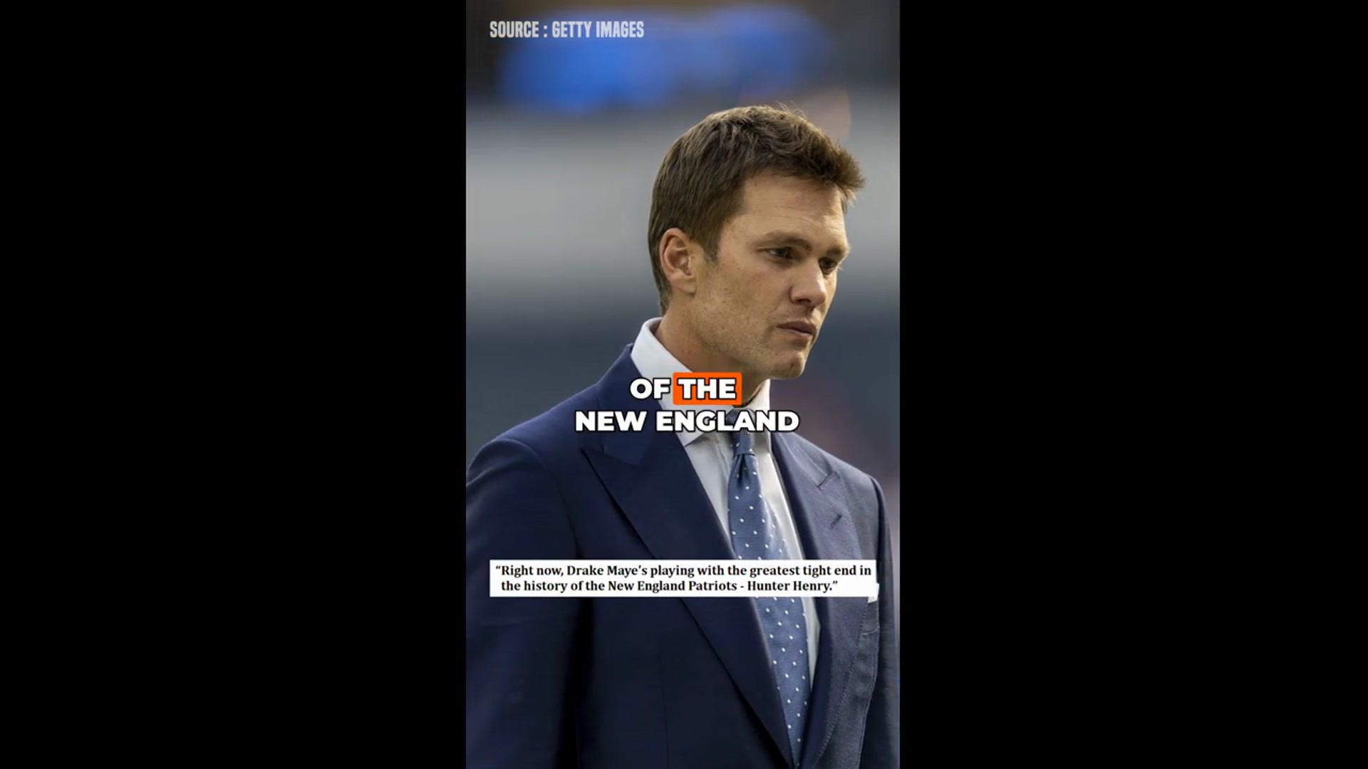 'Video thumbnail for Tom Brady Trolls Gronk — Calls Hunter Henry “Best TE in Patriots History”'