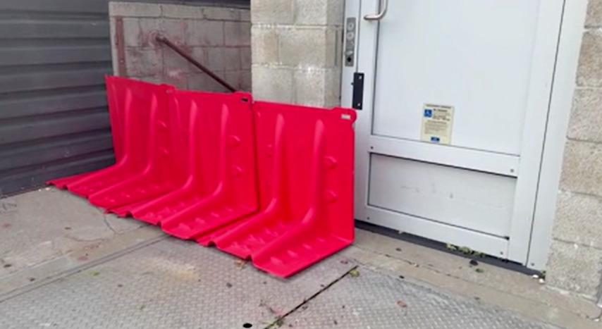 Video thumbnail for How one Asbury Park business is keeping floodwaters out