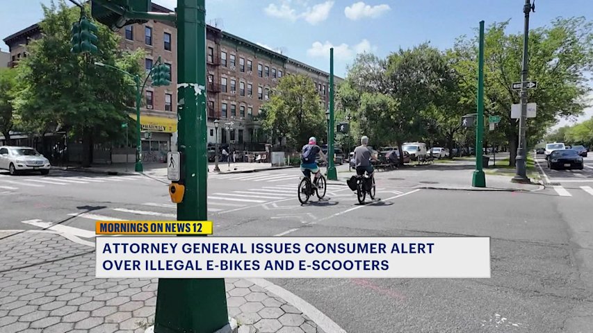Video thumbnail for Attorney General issues consumer alert over illegal e-bikes and e-scooters; advocates push for stronger oversight
