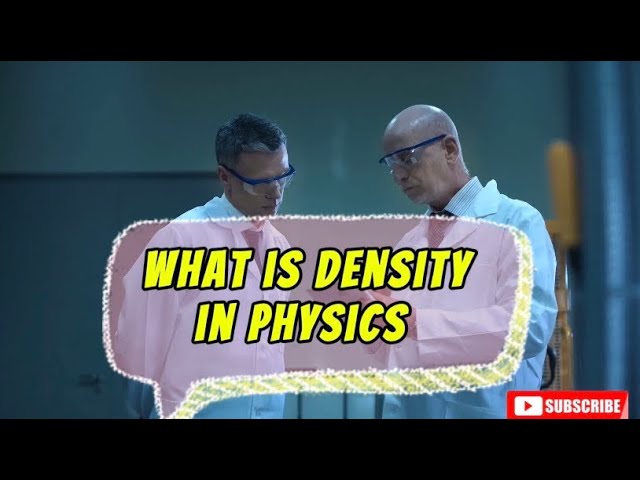 Video thumbnail for What is Density in Physics?