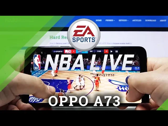 Video thumbnail for NBA 2K Live on OPPO A73 – NBA Mobile Game Test