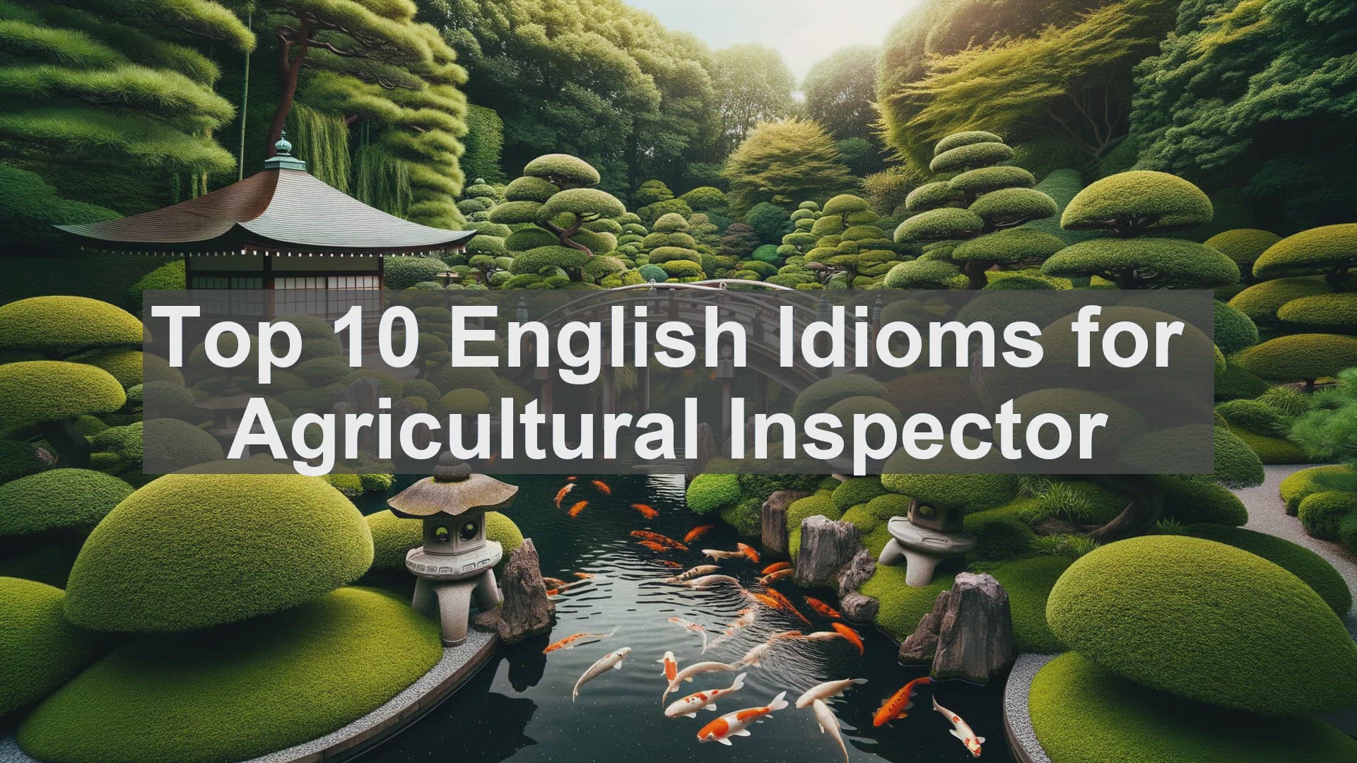 'Video thumbnail for Top 10 English Idioms for Agricultural Inspector'