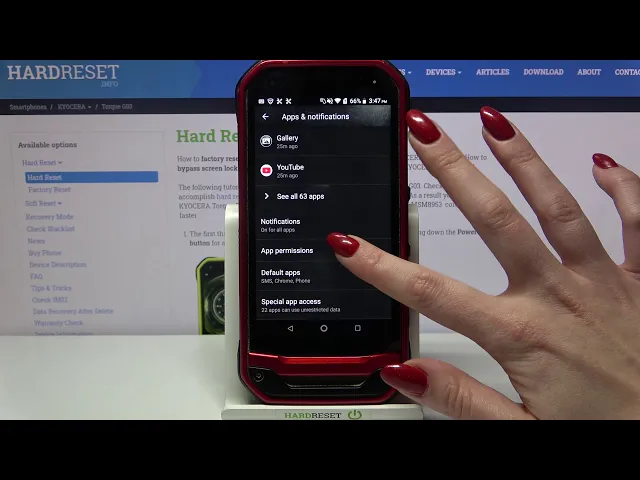 Video thumbnail for How to Manage Apps Permissions on KYOCERA Torque G03? – Edit Permissions