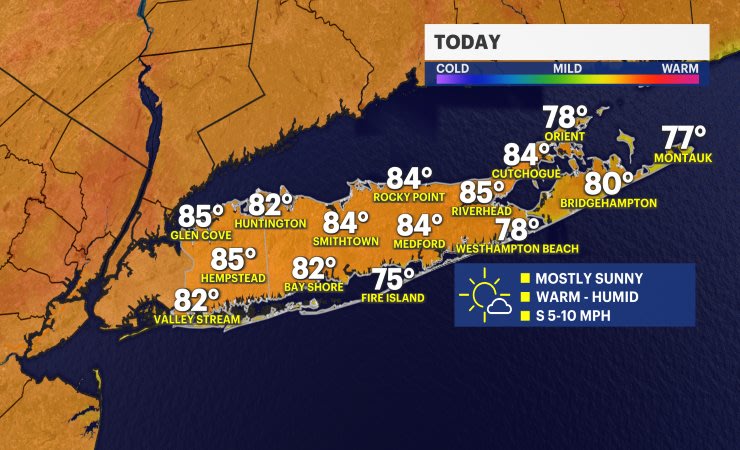Video thumbnail for HEAT ALERT: Dangerous heat with feels-like temperatures in the 100s for Long Island