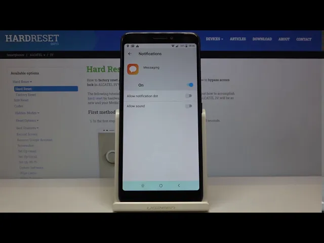 Video thumbnail for How to Manage Messages Notifications in ALCATEL 3V - Set Up & Customize Alerts