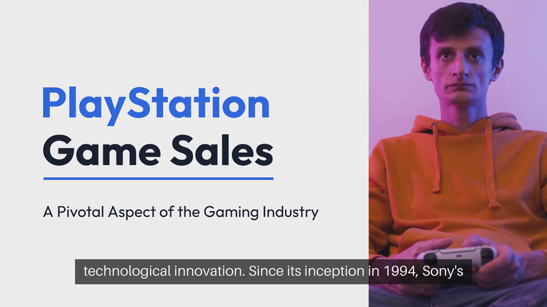 'Video thumbnail for PlayStation game sales'
