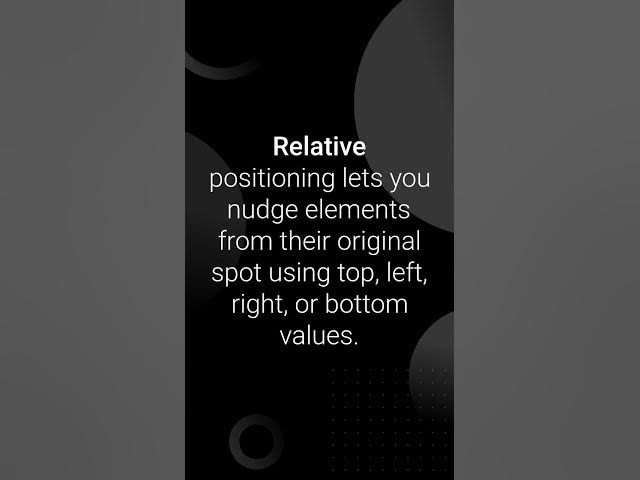 Video thumbnail for CSS Positioning Explained: Static, Relative, Absolute & Fixed #css #frontendcourse #webdev #shorts