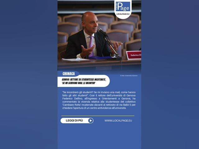 Video thumbnail for UniGe: le studentesse del collettivo Cambiare Rotta protestano incatenate davanti al rettorato