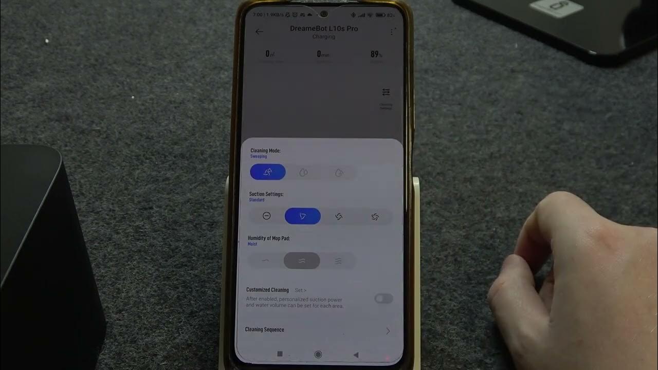 Video thumbnail for How To Change Cleaning Mode In Dreame L10S PRO