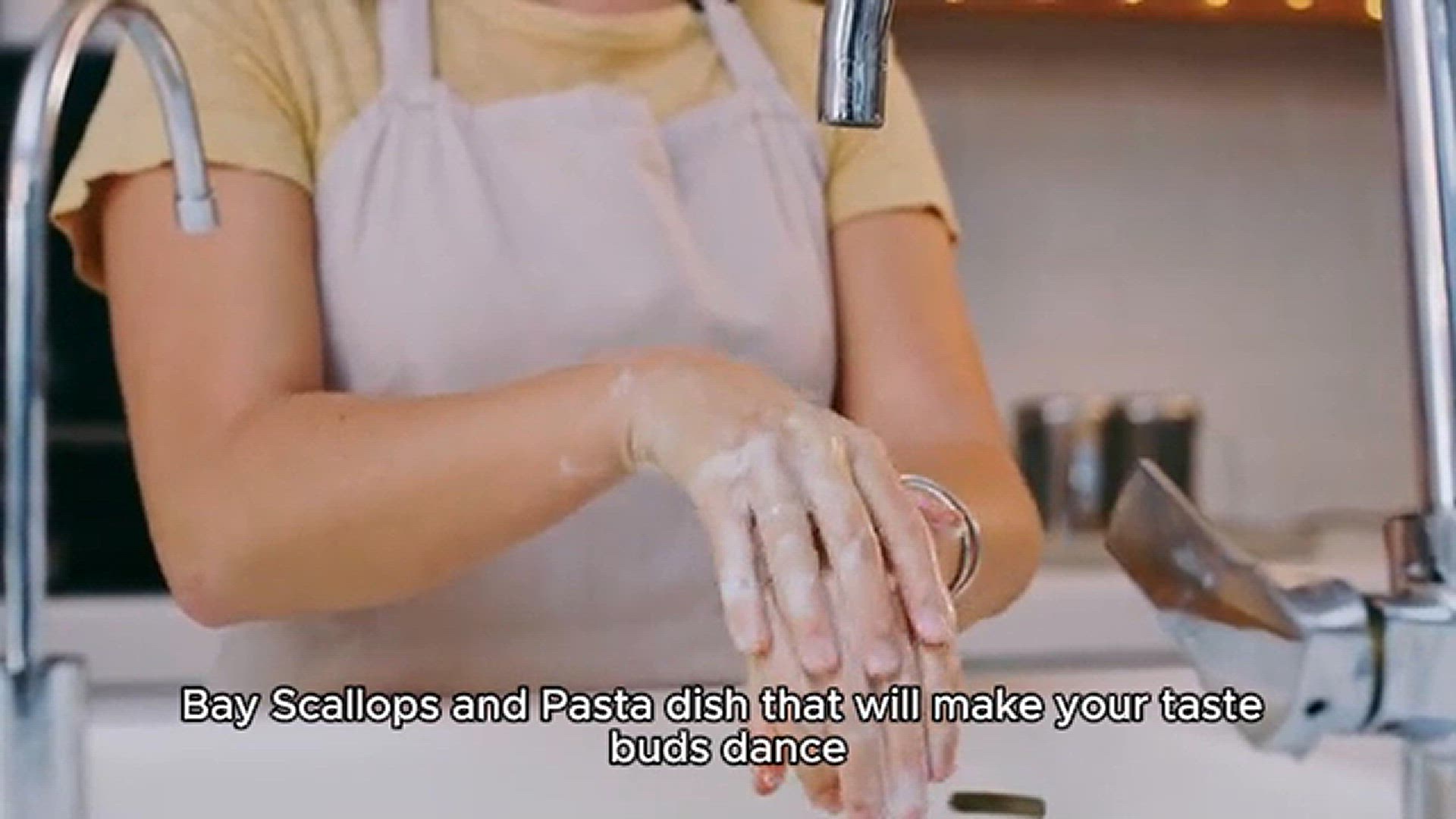 'Video thumbnail for Bay scallops and pasta recipe'