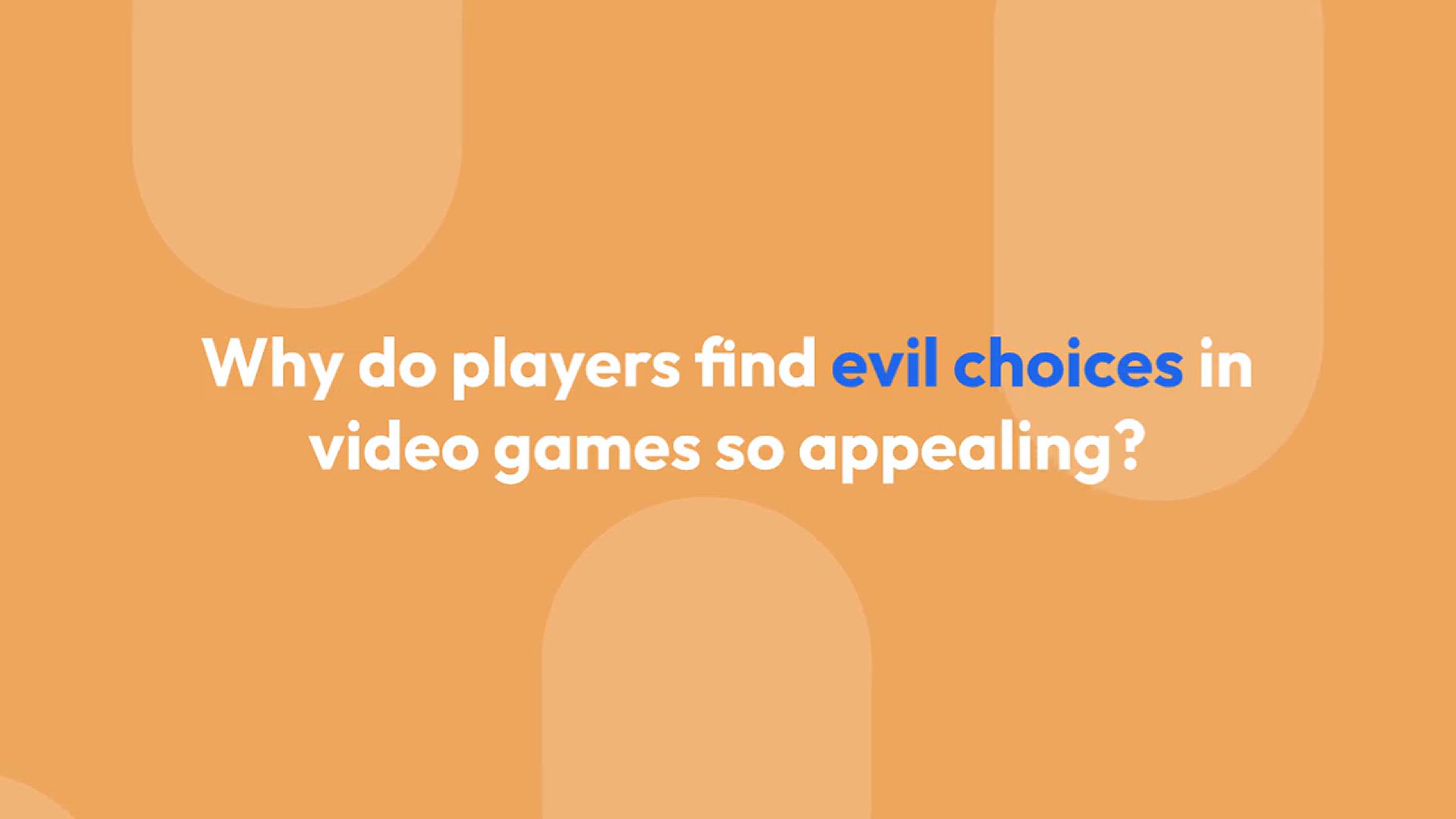 Video thumbnail for The Dark Appeal of Evil Choices