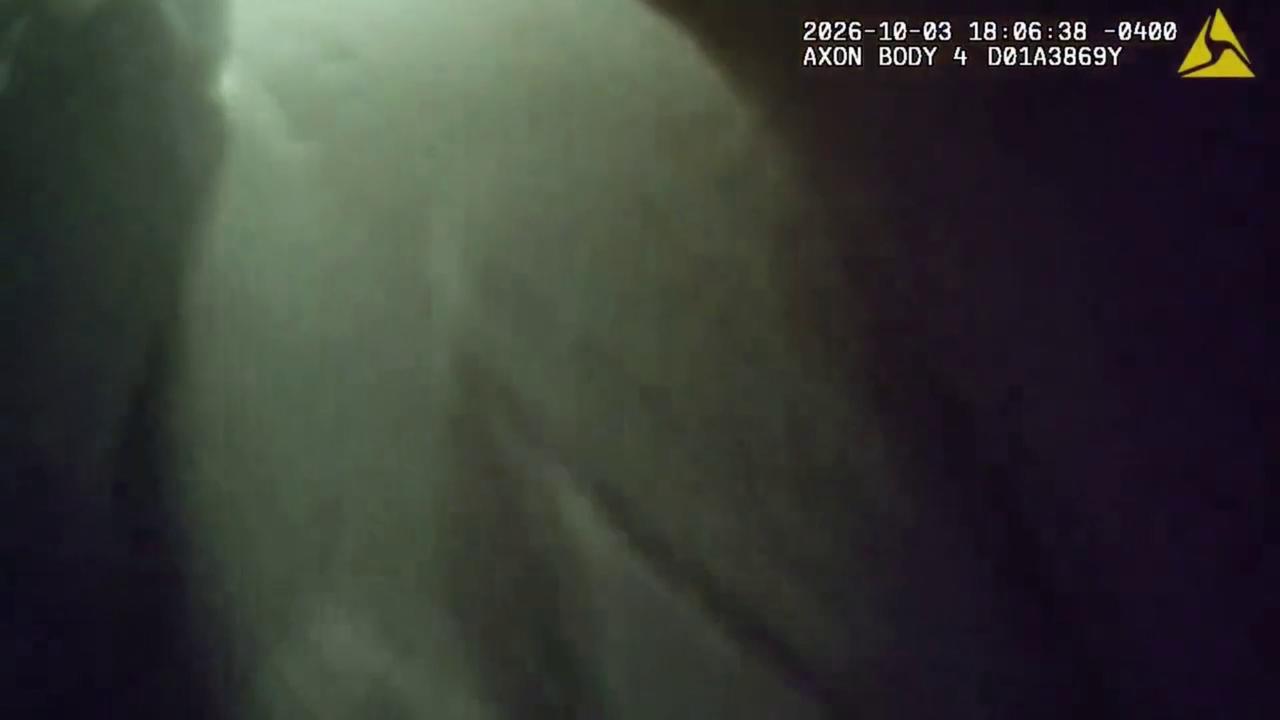 Video thumbnail for US: Hero Officers Crawl Through Smoke-Filled House To Rescue Unconscious Resident From Fire.
