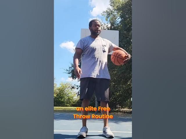 Video thumbnail for Simple Free Throw Routine Tips #shorts #bball #basketball #hoops