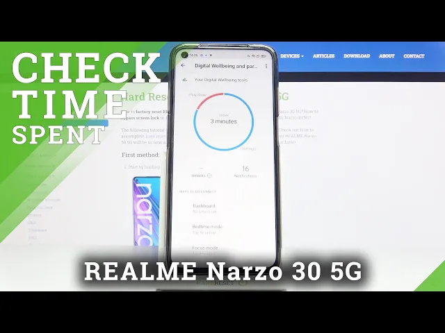 Video thumbnail for Check Total Screen Time - Check Statistics on REALME Narzo 30 5G