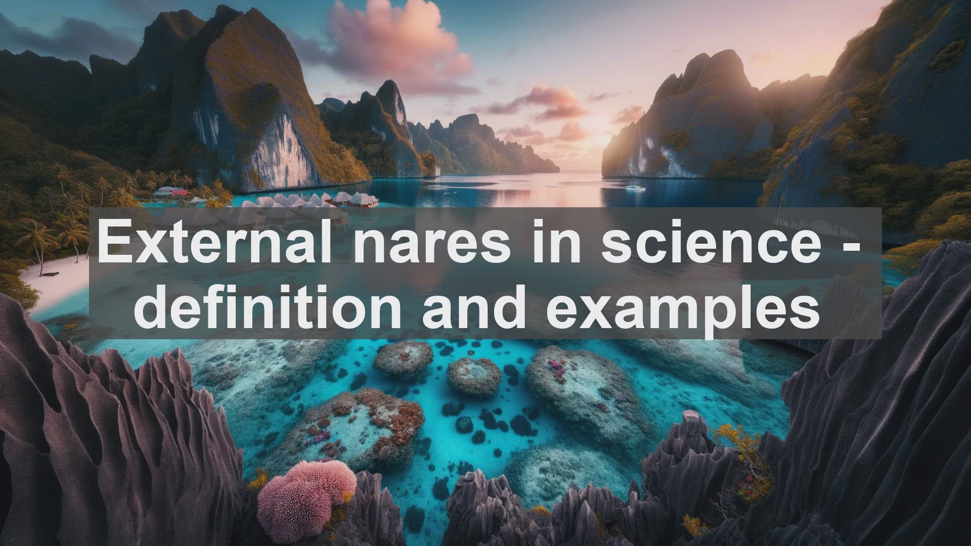 'Video thumbnail for External nares in science  definition and examples'