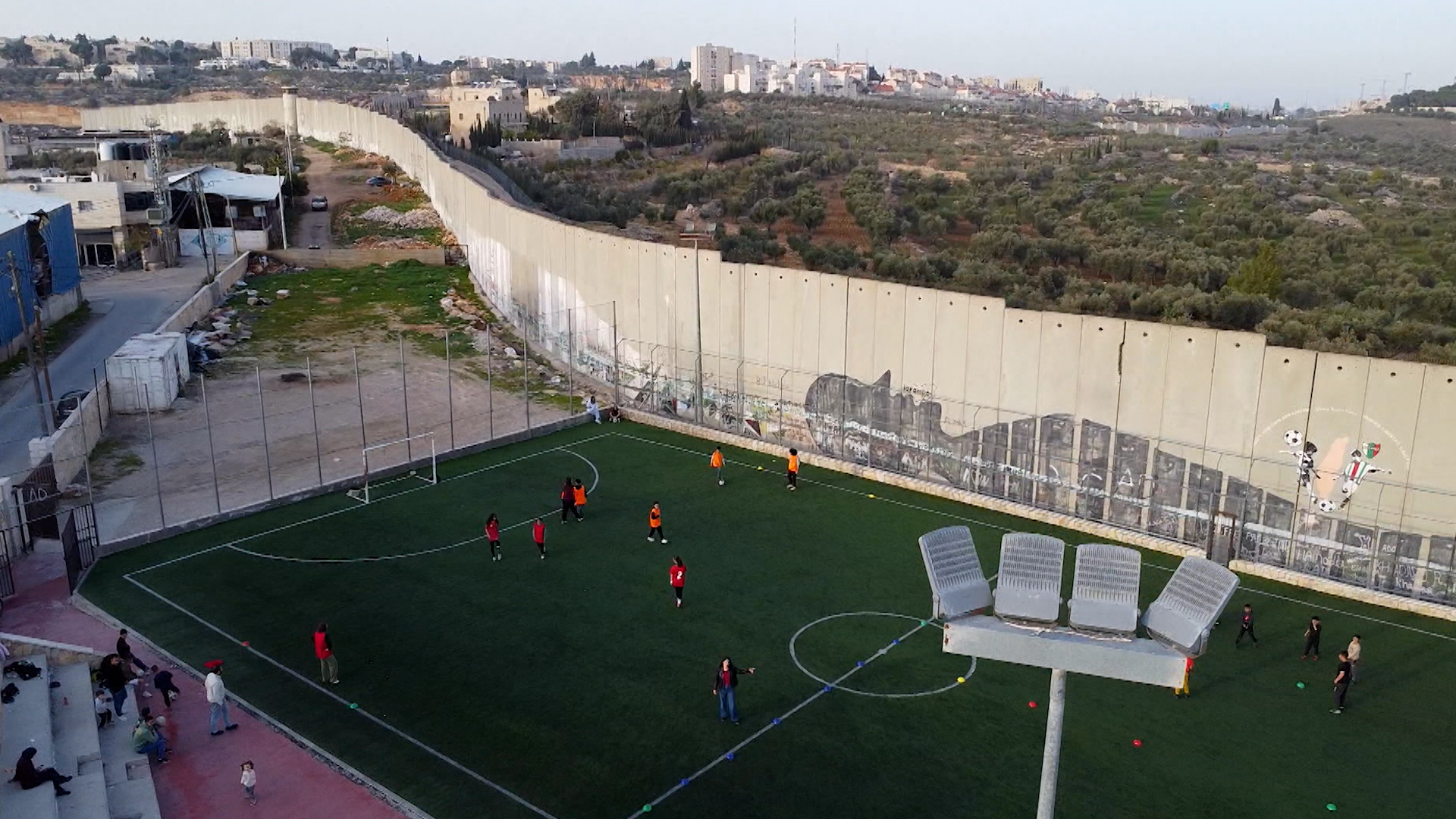 Video thumbnail for Israel issues demolition order for occupied West Bank football pitch