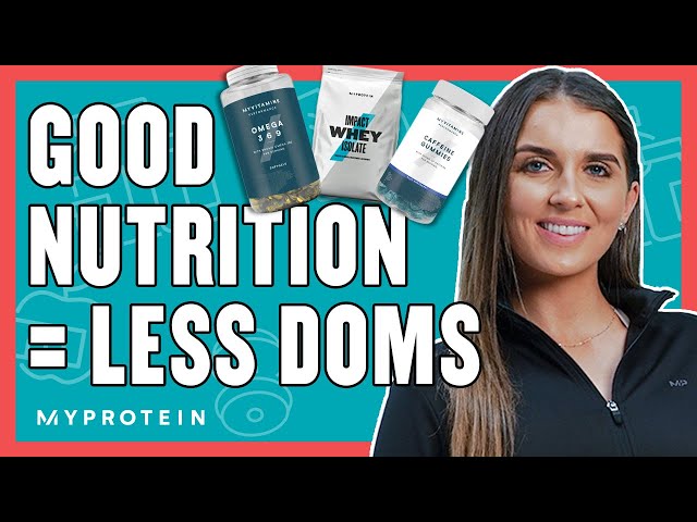 Video thumbnail for How To Reduce DOMS With Nutrition (Muscle Soreness) | Nutritionist Explains... | Myprotein