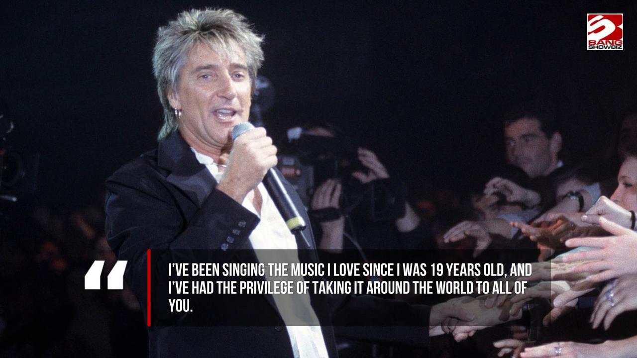 Video thumbnail for Sir Rod Stewart announces retirement from touring after more than 60 years on stage