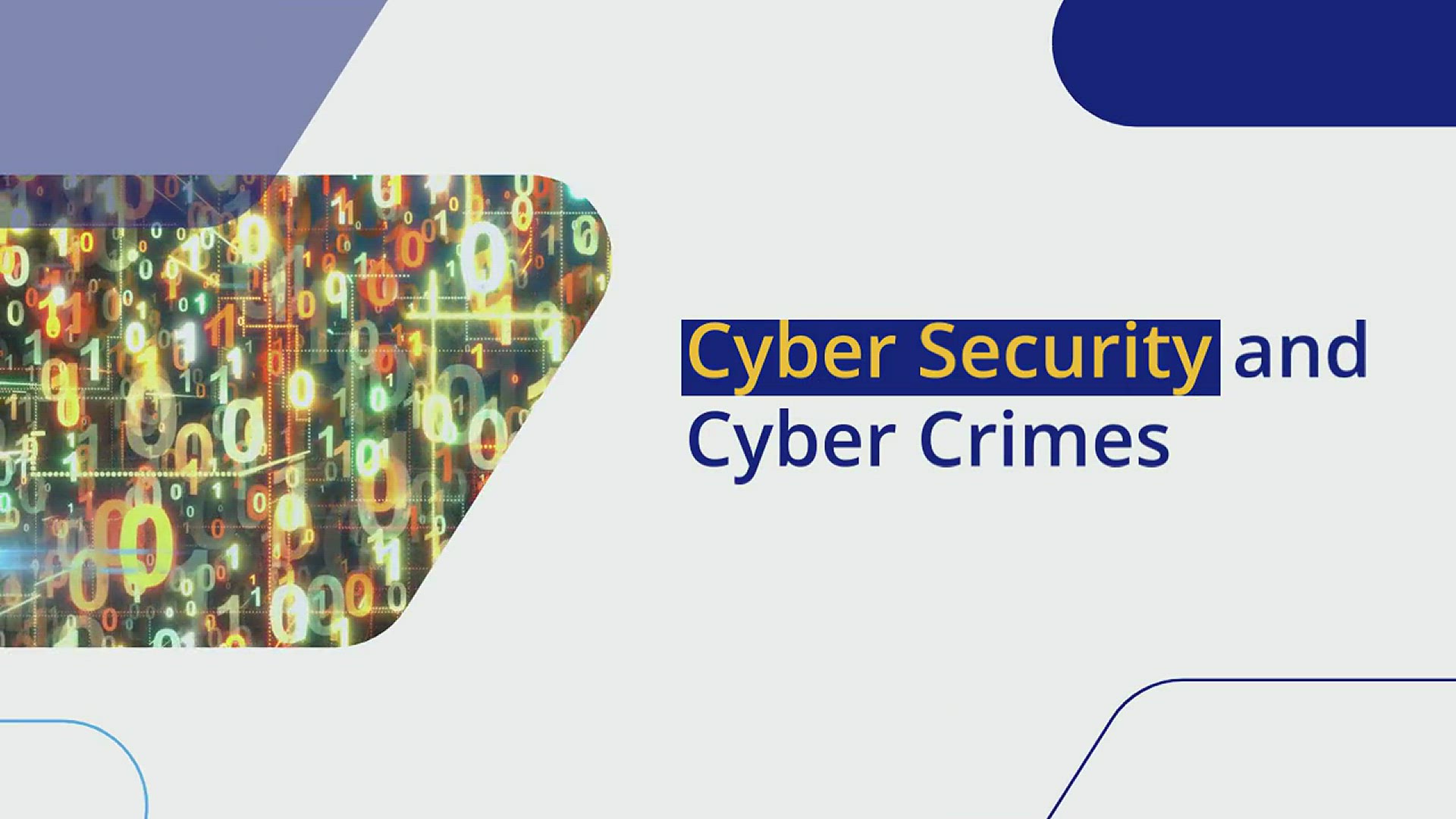 'Video thumbnail for Cyber Security and Cyber Crimes'