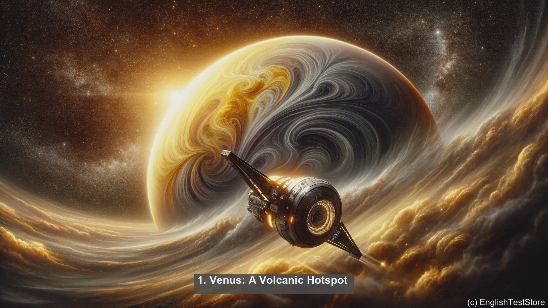 'Video thumbnail for 10 Things You Didn't Know About Venus's Volcanic Activity'