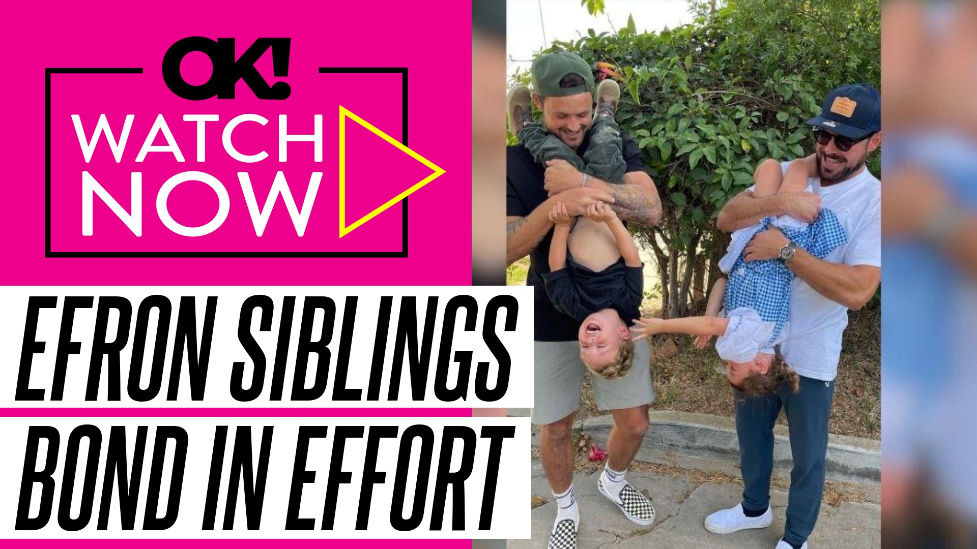 Video thumbnail for Zac and Dylan Efron 'Have Made a Huge Effort' to Bond With Half-Siblings Olivia and Henry