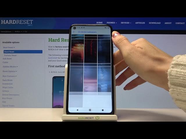 Video thumbnail for How to Change Wallpaper on NOKIA 5.4 – Set Up Wallpaper