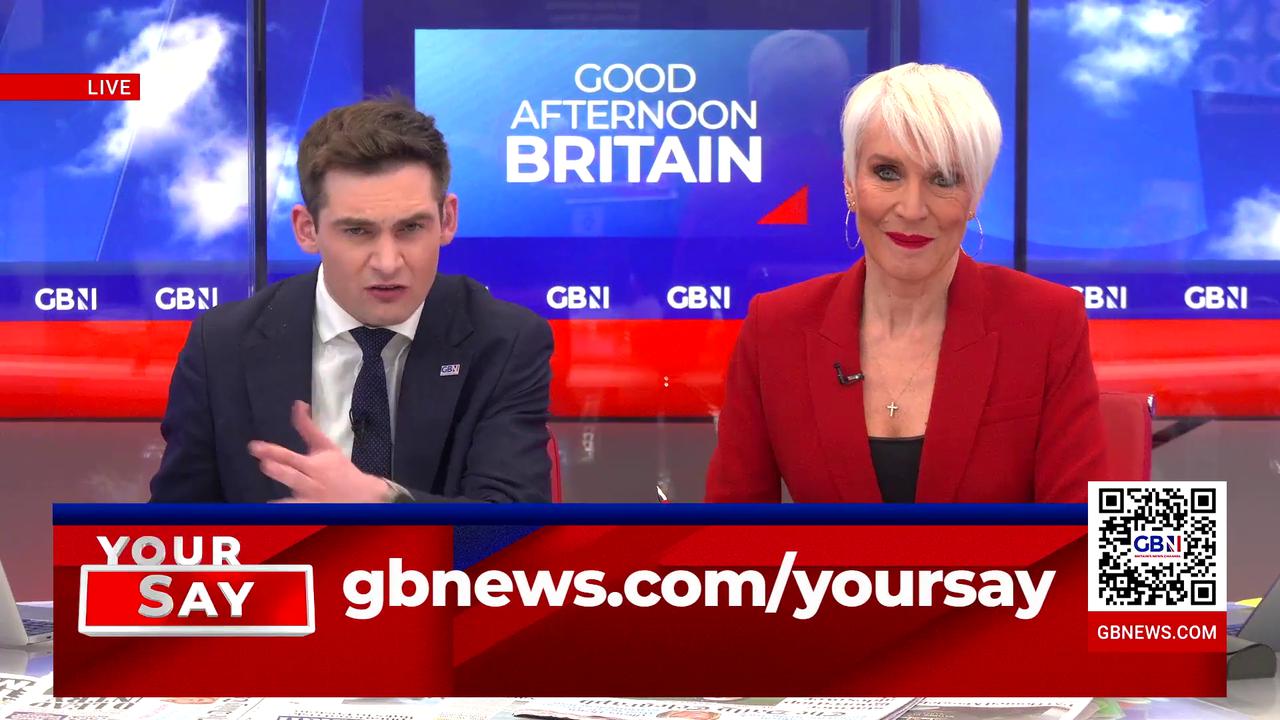 Video thumbnail for Watch hilarious moment Tom Harwood and Dawn Neesom mock new Ayatollah on GB News
