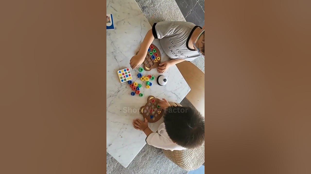 Video thumbnail for 🧩 Fun and Educational: Head to Head Shape Matching Game for Kids! 🎮 || #kids #toys #shorts