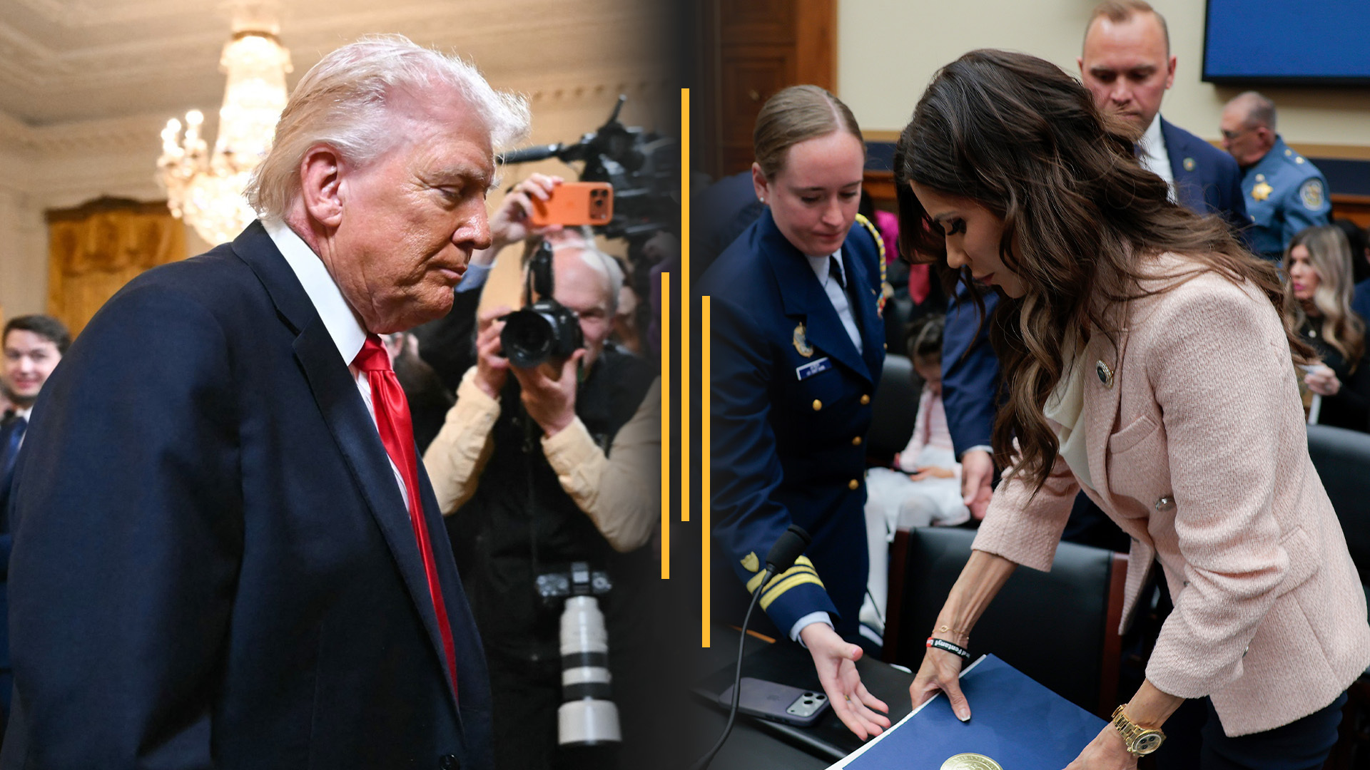 Video thumbnail for Trump wants say in Iran’s successor; Did Noem’s testimony cost her job?