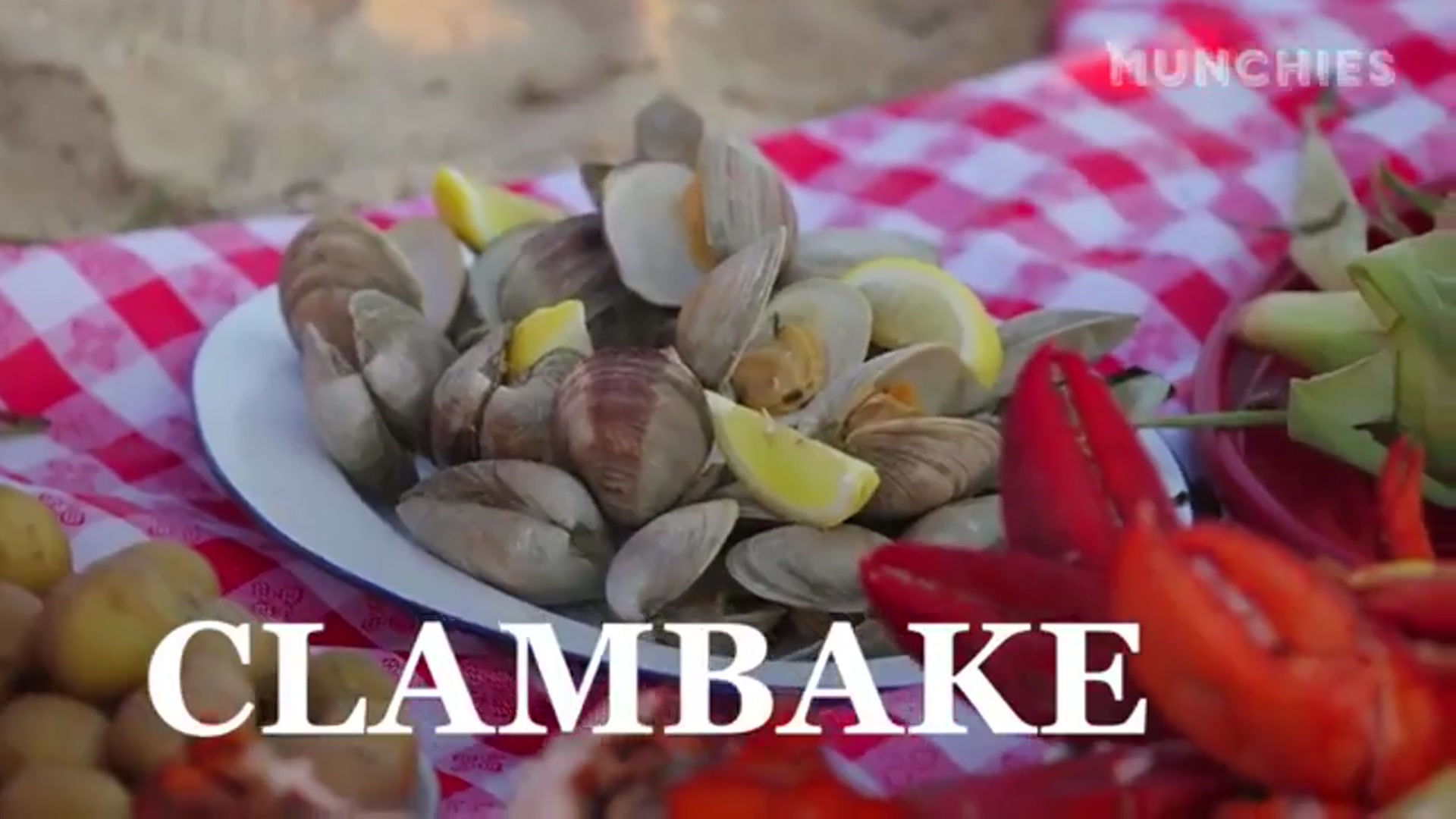 'Video thumbnail for How To Shell Out For A Beach Clambake (With Lobster & Chicken & Corn & Farideh)'