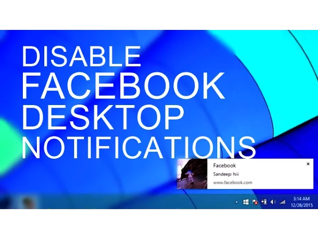 Video thumbnail for How to Disable Facebook Desktop Notifications on Chrome & Firefox