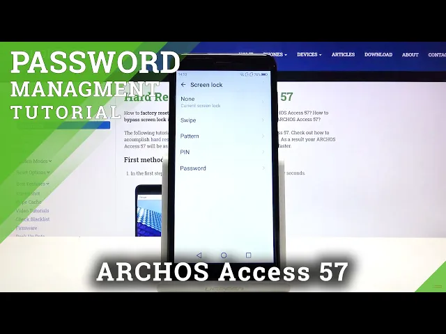 Video thumbnail for How to Set Screenlock on Archos Access 57 – Screen Protection