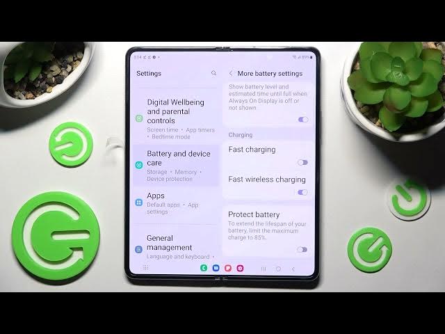 Video thumbnail for How to Manage Fast Wireless Charging in SAMSUNG Galaxy Z Fold 4 – Wireless Charging