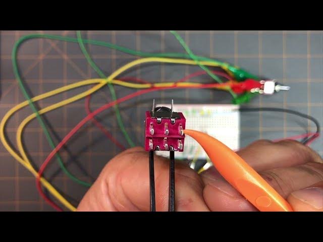 Video thumbnail for Electromechanical Switches: DPDT Toggle Switch