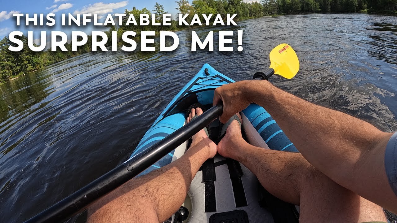 Video thumbnail for An Inflatable Touring Kayak? |  Aquaglide Chelan 120 Review