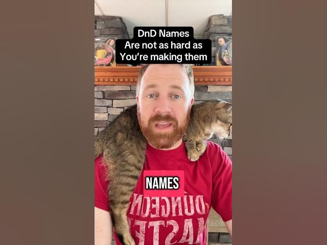 Video thumbnail for DnD names are not as hard as you are making them