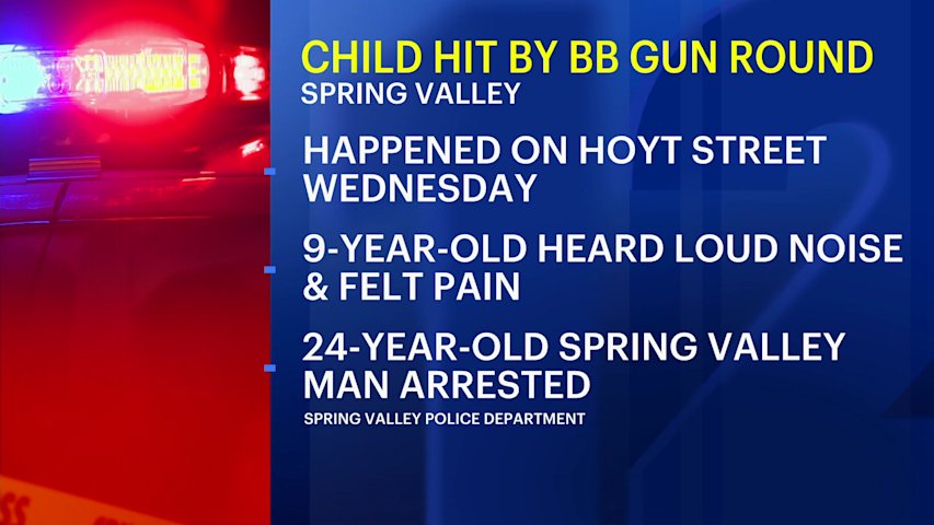 Video thumbnail for BB gun shooting leaves 9-year-old boy injured in Spring Valley