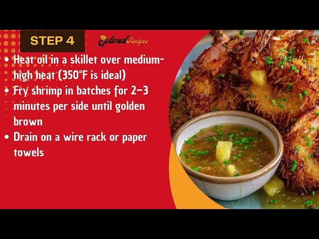 Video thumbnail for Best Crispy Coconut Shrimp with Pineapple Sauce – Ready in 35 Mins