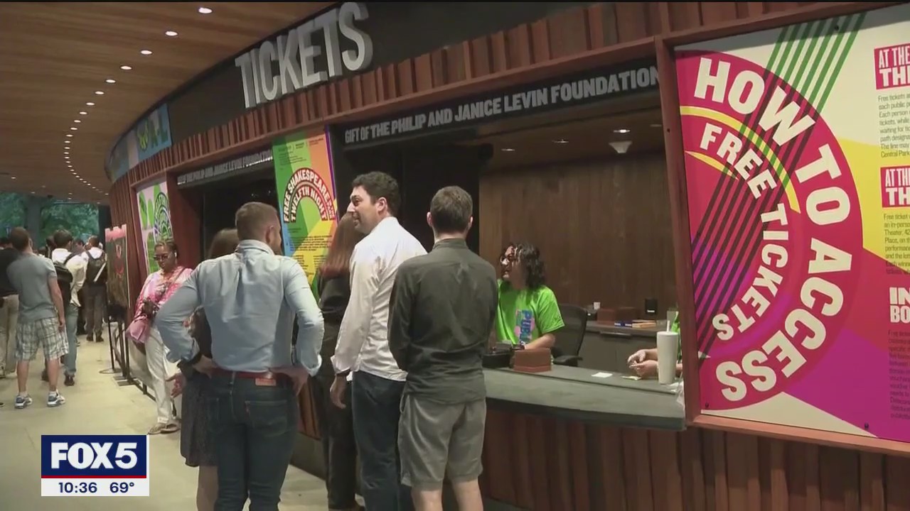 'Video thumbnail for NYC Delacorte Theater is back'