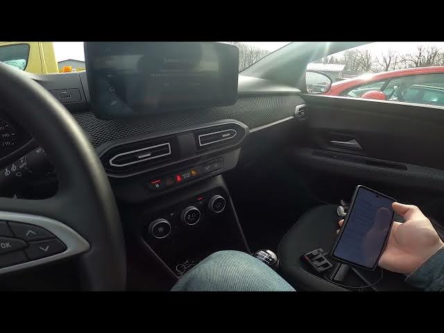 Video thumbnail for How to Pair Smartphones with System via Bluetooth in Dacia Sandero III ( 2021 – now )