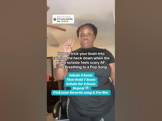 Video thumbnail for How to trick your brain into calming down #breathwork #emotionalregulation #nervoussystemregulation