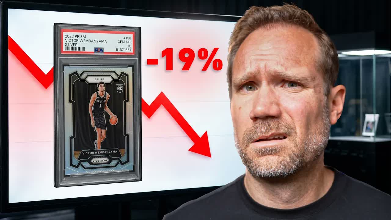 Video thumbnail for Sports Card Investor: Wemby Cards CRASH HARD This Is INSANE!
