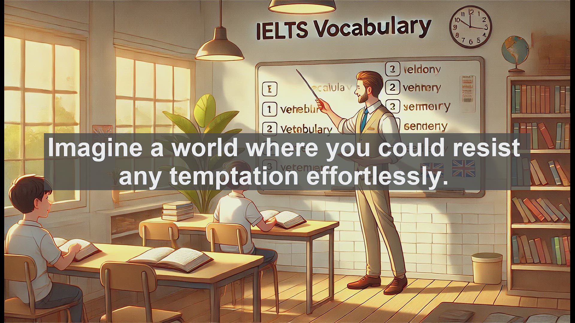 'Video thumbnail for 5000 Must Know IELTS 8.0 Vocabulary - Abstinence: Mastering Self-Restraint for IELTS Success'