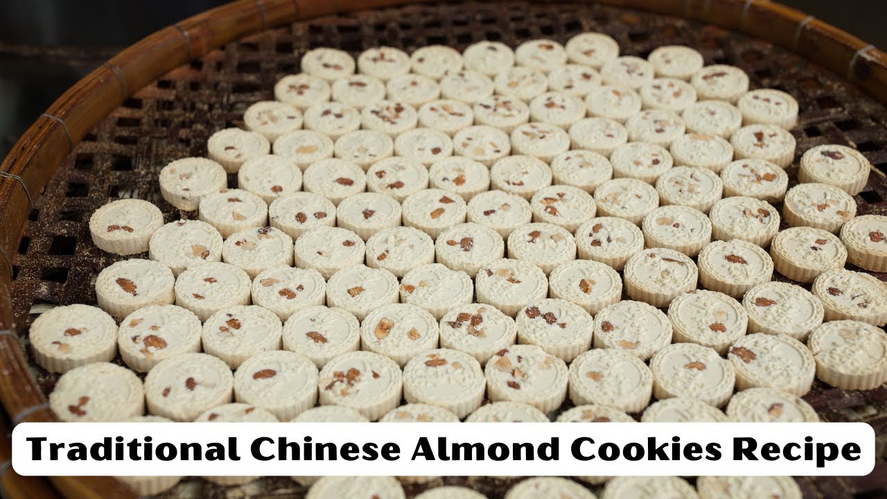 'Video thumbnail for Traditional Chinese Almond Cookies Recipe: video blog'